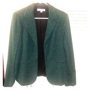 Forest green blazer size 12 fits 10-12